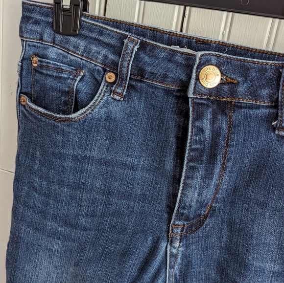 STS BLUE Ellie High Rise Finished Hem Ankle Skinny Jean Indigo - Picture 2 of 5